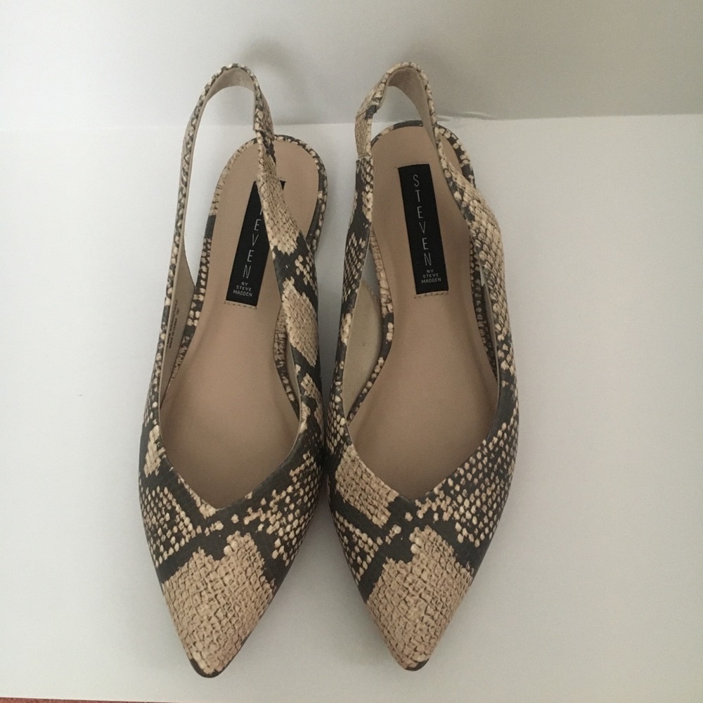 Steven by Steve Madden Animal Print Flats